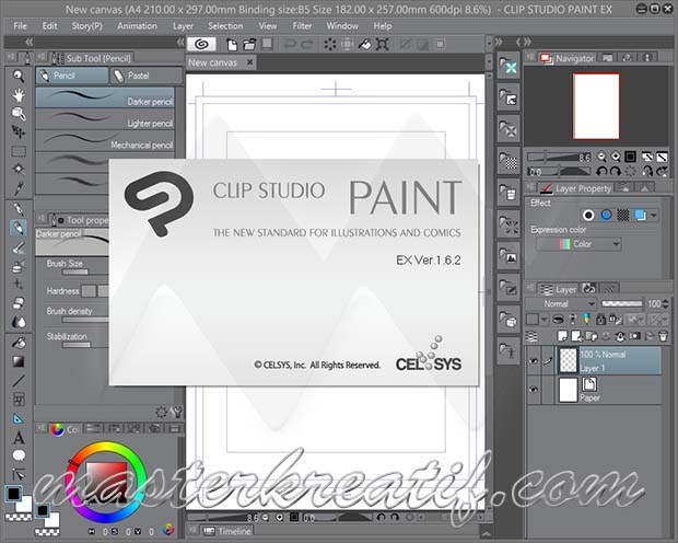 Clip Studio EX 1.6.2 -